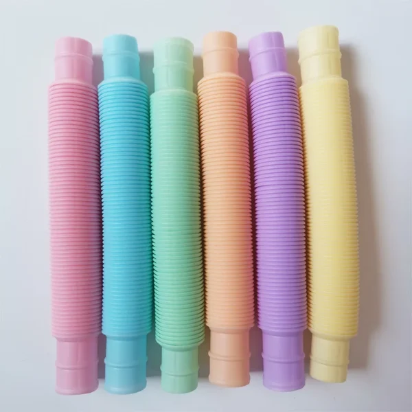 "8-Pack Large Pop Tubes: Sensory Fidget Toys for Stress & Anxiety Relief – Fun, Stretchy Learning Tubes for Kids, Toddlers, and Adults!"