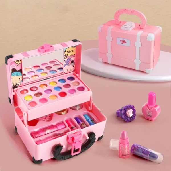 Princess Kids Makeup Kit – Safe & Non-Toxic Pretend Play Cosmetic Set for Girls