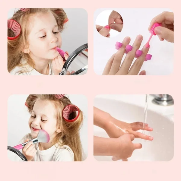 Princess Kids Makeup Kit – Safe & Non-Toxic Pretend Play Cosmetic Set for Girls